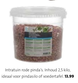 Aanbieding: Intratuin rode pinda's