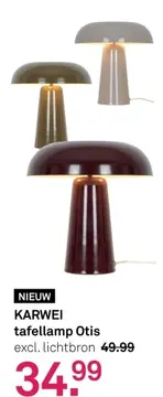 Aanbieding: KARWEI tafellamp Otis