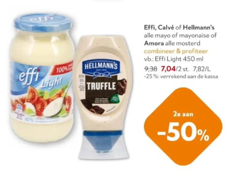 Promotie: Mayo of mayonaise of mosterd