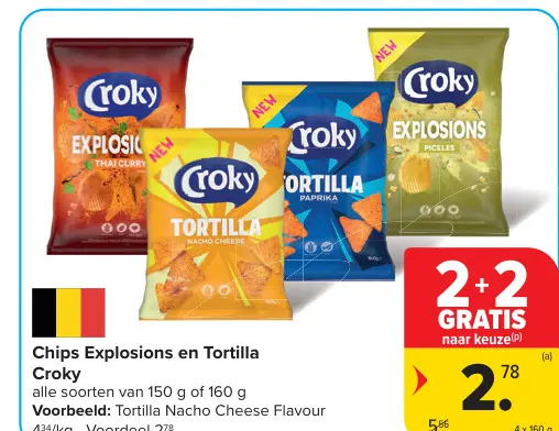 Promotie: Chips Explosions en Tortilla