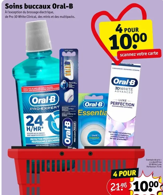 Offre: Soins buccaux Oral-B