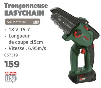 Offre: Tronçonneuse EASYCHAIN