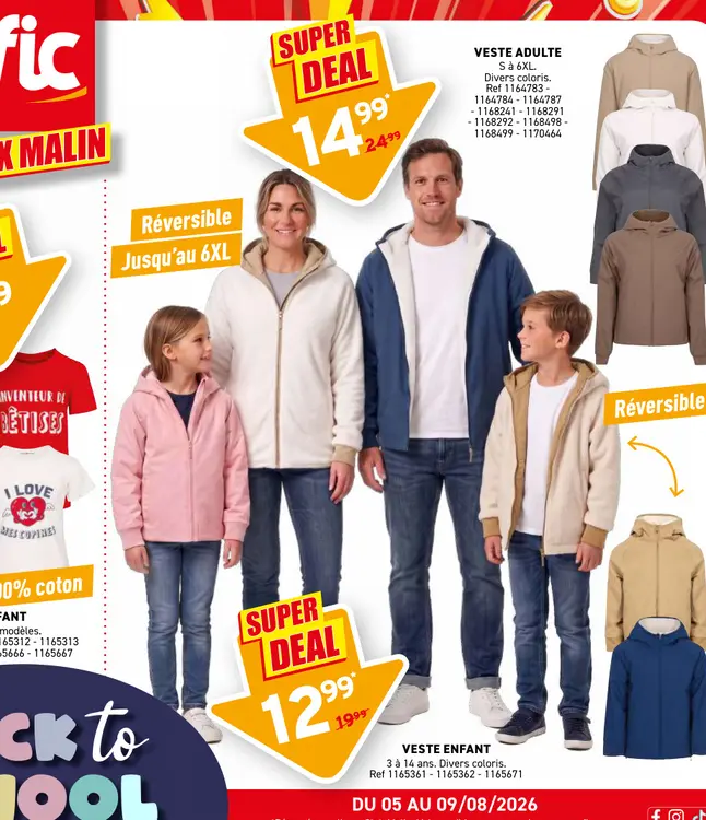 Offre: Veste adulte