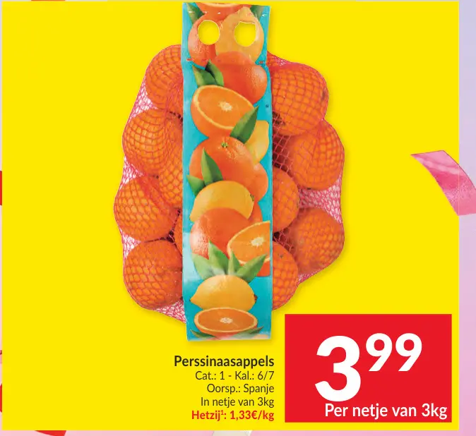 Promotie: Perssinaasappels