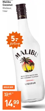 Aanbieding: Malibu Coconut 100CL