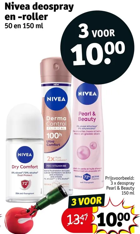Promotie: Deospray en -roller