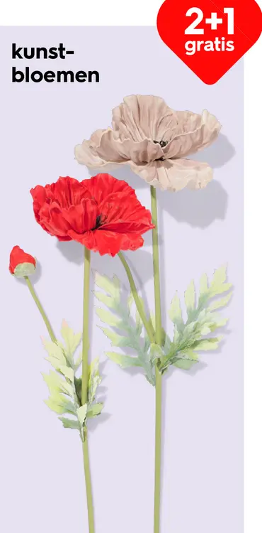 Promotie: kunstbloemen