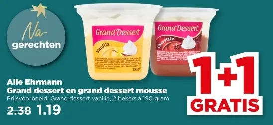 Aanbieding: Grand dessert en grand dessert mousse
