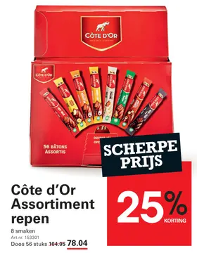 Aanbieding: Côte d'Or Assortiment repen