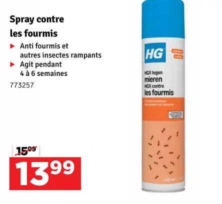 Offre: Spray contre les fourmis