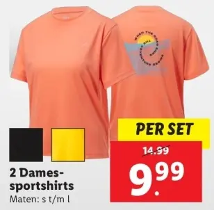 Aanbieding: 2 dames sportshirts