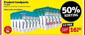 Aanbieding: Prodent tandpasta