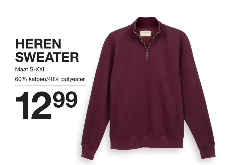 Aanbieding: Heren sweater