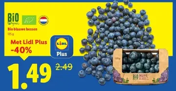 Aanbieding: Bio blauwe bessen