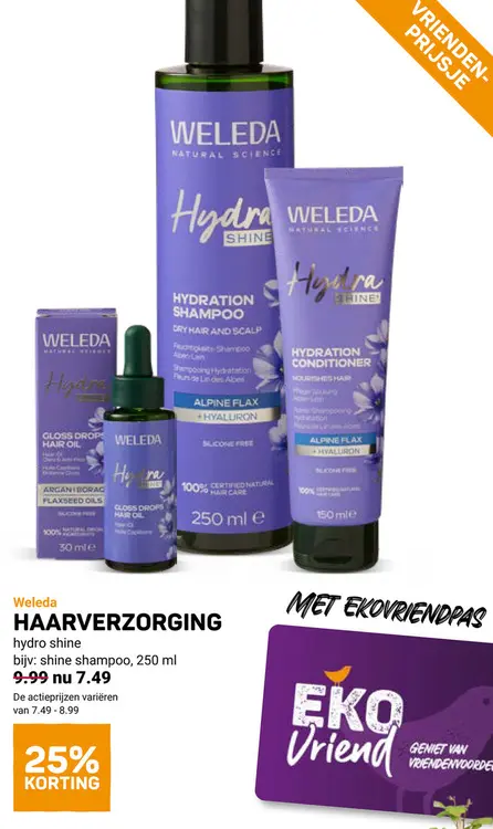 Aanbieding: Wedela haarverzorging hydro shine