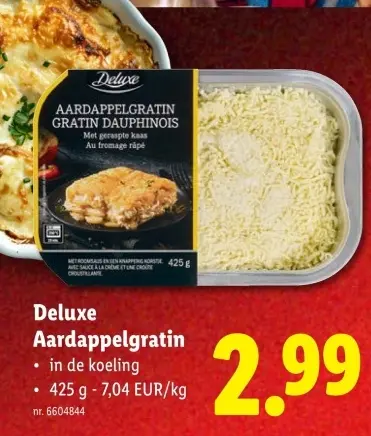 Promotie: Aardappelgratin