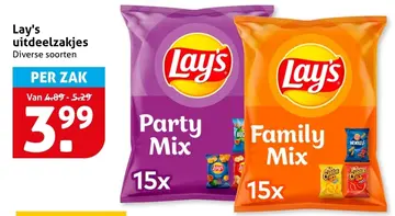 Aanbieding: Lay's uitdeelzakjes
