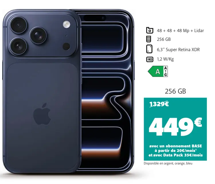 Offre: iPhone 17 Pro