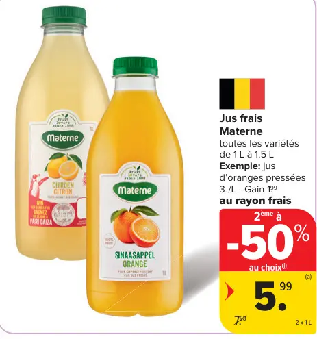Offre: Jus frais