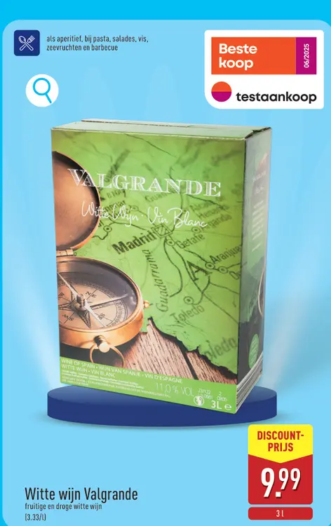 Promotie: Witte wijn Valgrande