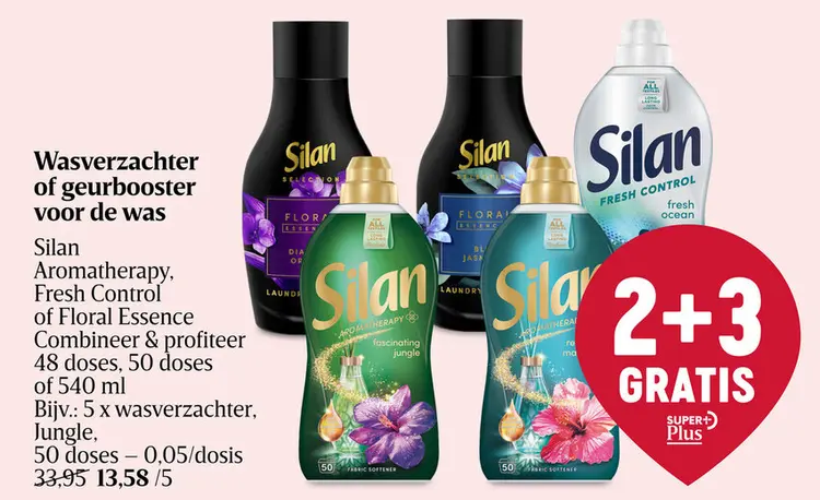 Aanbieding: Wasverzachter of geurbooster voor de was