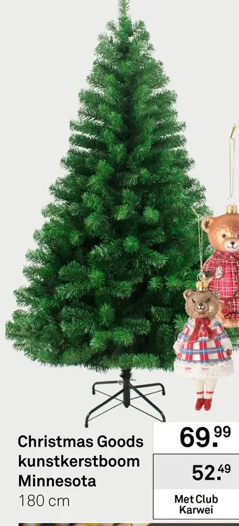 Aanbieding: Christmas Goods kunstkerstboom Minnesota
