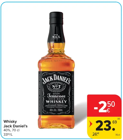 Promotie: Whisky Jack Daniel's