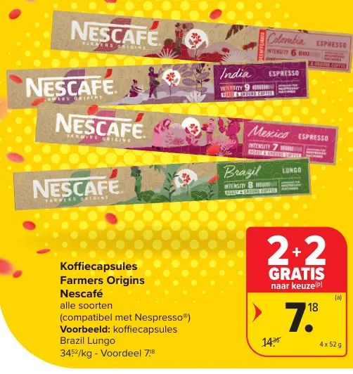 Promotie: Koffiecapsules Farmers Origins