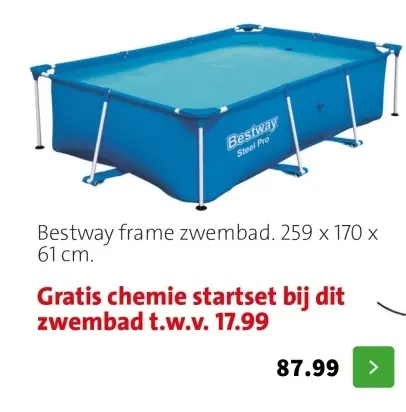 Aanbieding: frame zwembad