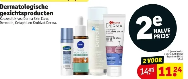 Promotie: Dermatologische gezichtsproducten
