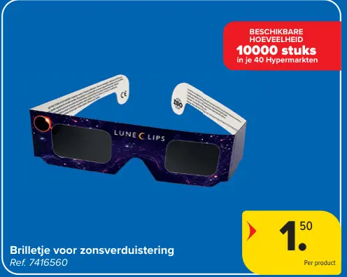 Promotie: Brilletje voor zonsverduistering