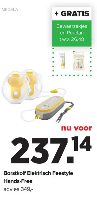 Aanbieding: Borstkolf Elektrisch Feestyle Hands-Free