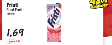 Aanbieding: Fristi Rood Fruit