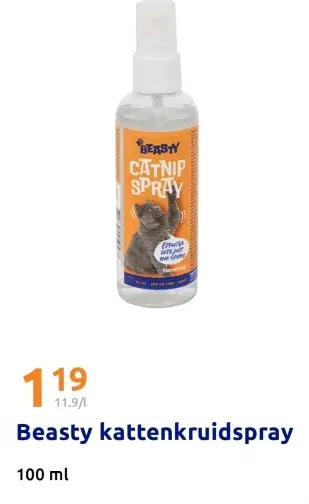 Aanbieding: Beasty kattenkruidspray