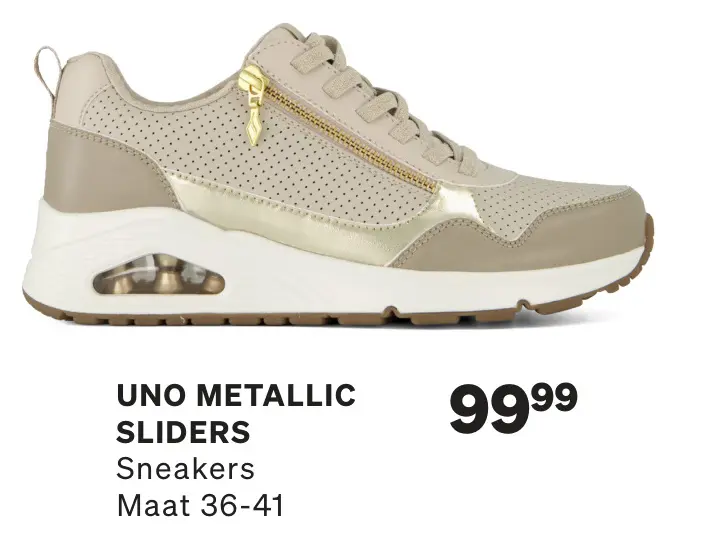 Aanbieding: Uno metallic sliders