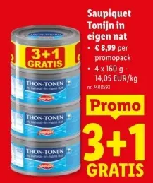 Promotie: Tonijn in eigen nat