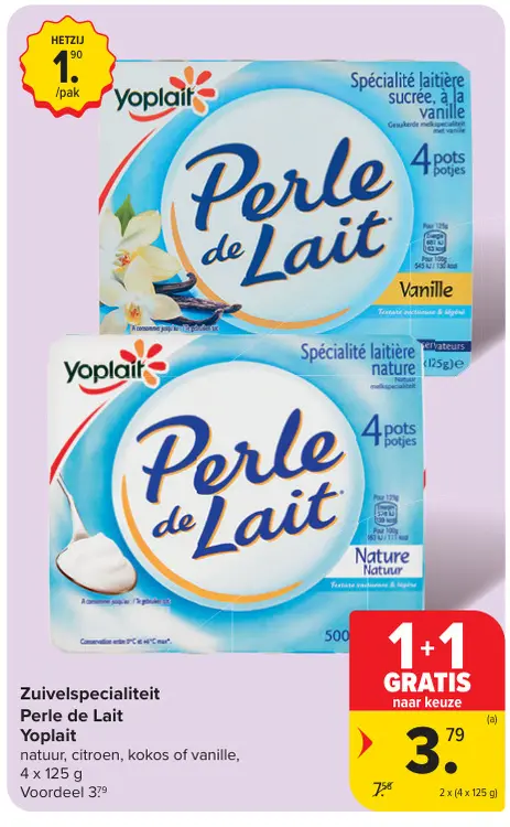 Promotie: Zuivelspecialiteit Perle de Lait