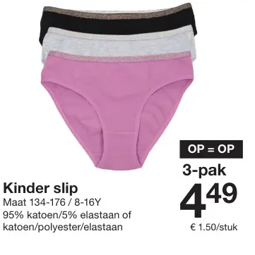 Aanbieding: Kinder slip