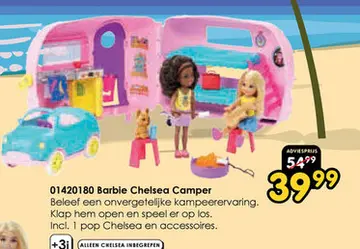 Aanbieding: Barbie Chelsea Camper