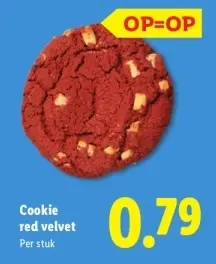 Aanbieding: Cookie red velvet