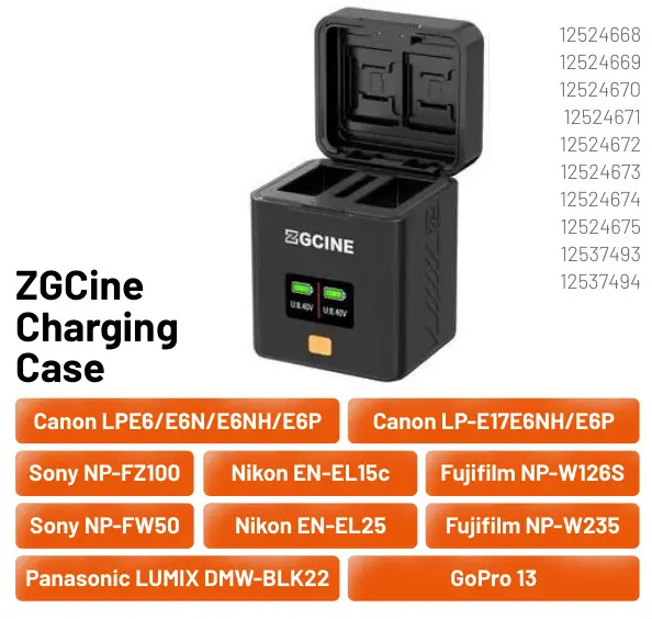 Promotie: ZGCine Charging Case