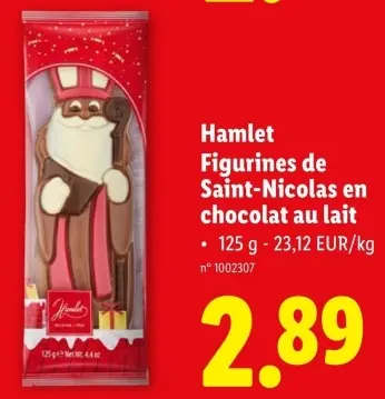Offre: Figurines de Saint-Nicolas en chocolat au lai