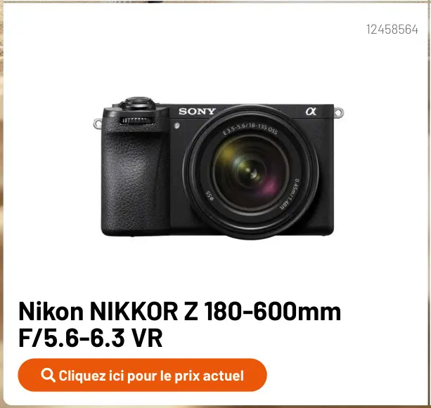 Offre: NIKKOR Z 180-600mm F/5.6-6.3 VR