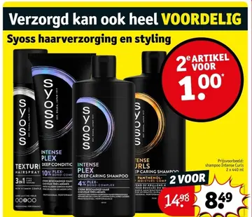 Aanbieding: Syoss haarverzorging en styling
