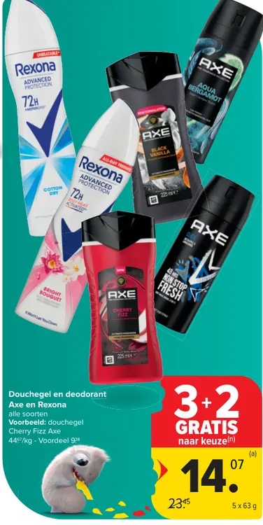 Aanbieding: Douchegel en deodorant