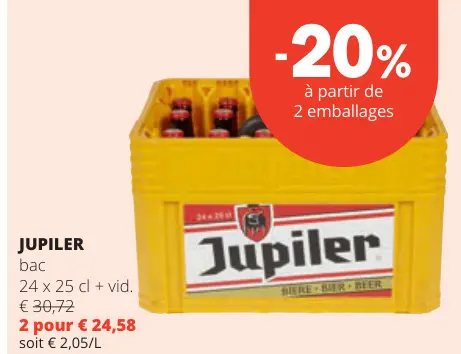 Offre: Jupiler