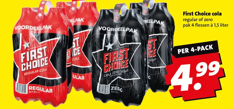 Aanbieding: First Choice cola