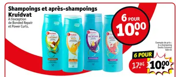 Offre: Shampoings et après-shampoings Kruidvat