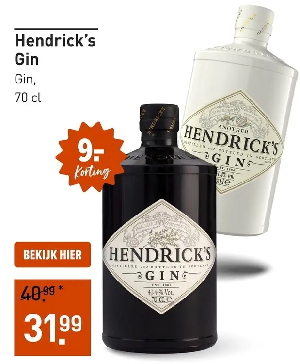 Aanbieding: Hendrick's Gin