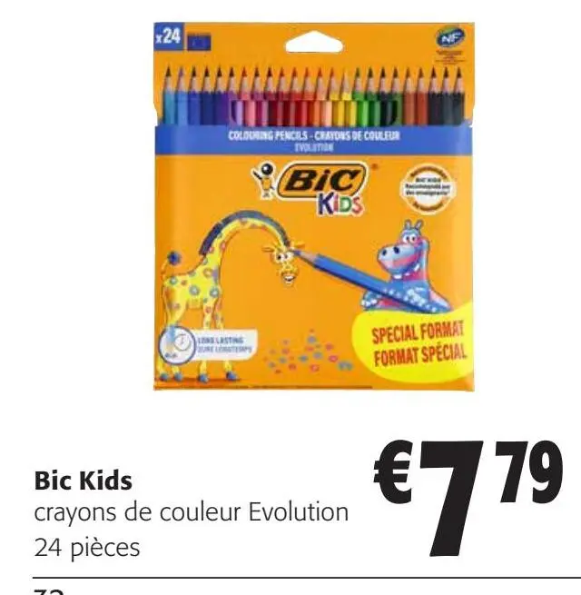 Offre: crayons de couleur Evolution
